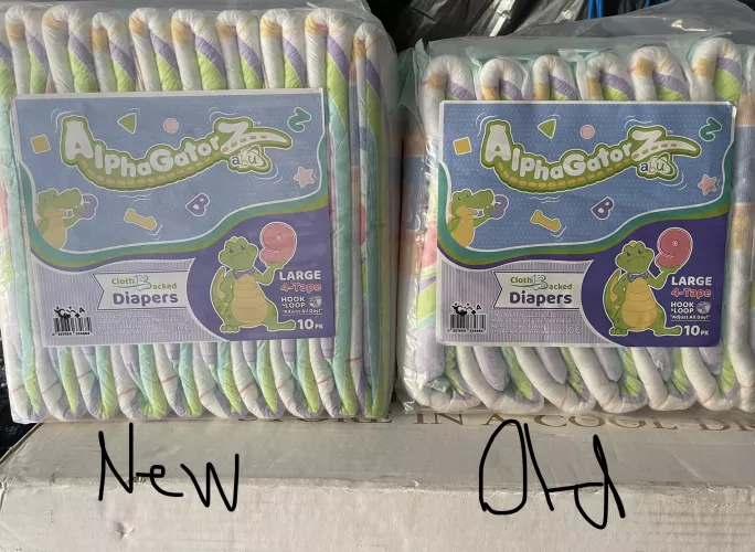Ironically, the new AlphaGatorz, which ABU says has more vibrant colors, the colors on the package are less vibrant than my other back of AlphaGatorz by Overscore247