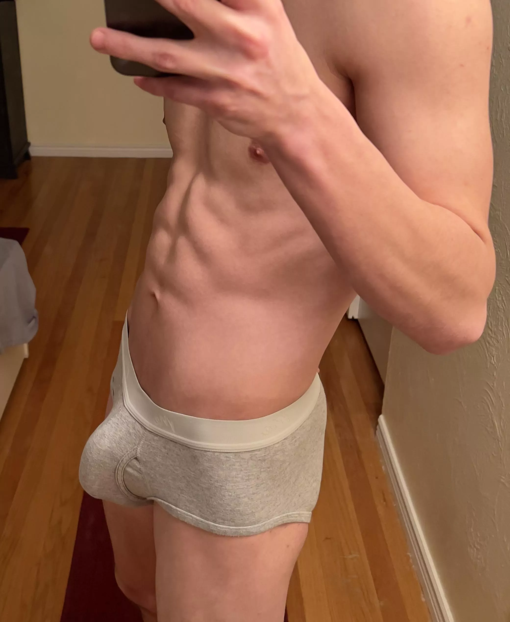 Is it just me, or do these briefs make my bulge look big 😳 posted by Leanrunner17