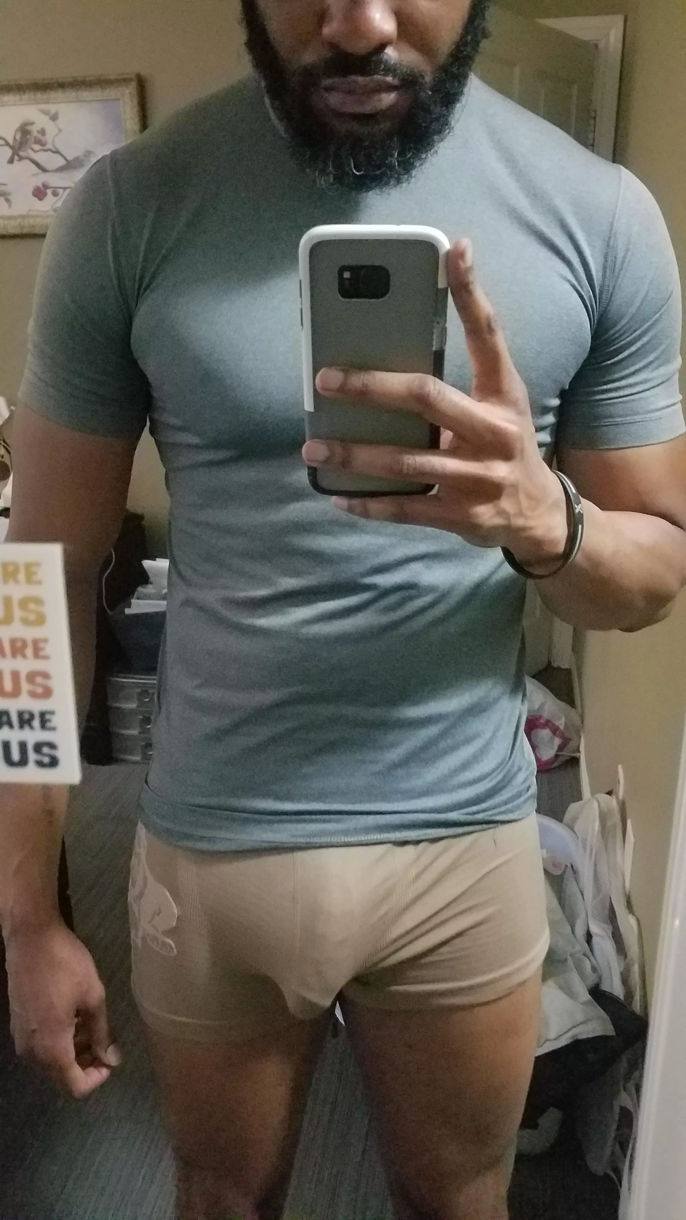 Is it me or does it get harder to hide your bulge when it gets warmer? posted by VisStimRush