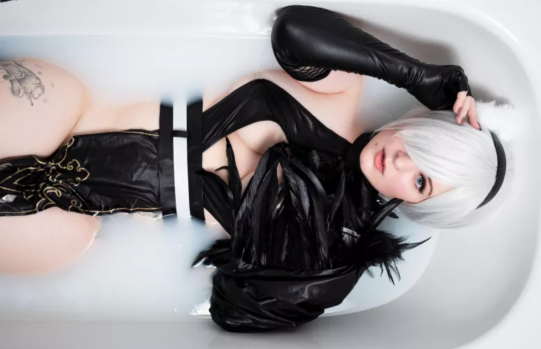 Is taking a bath as Android recommended? [2B from NieR] by Miserable_Procedure_