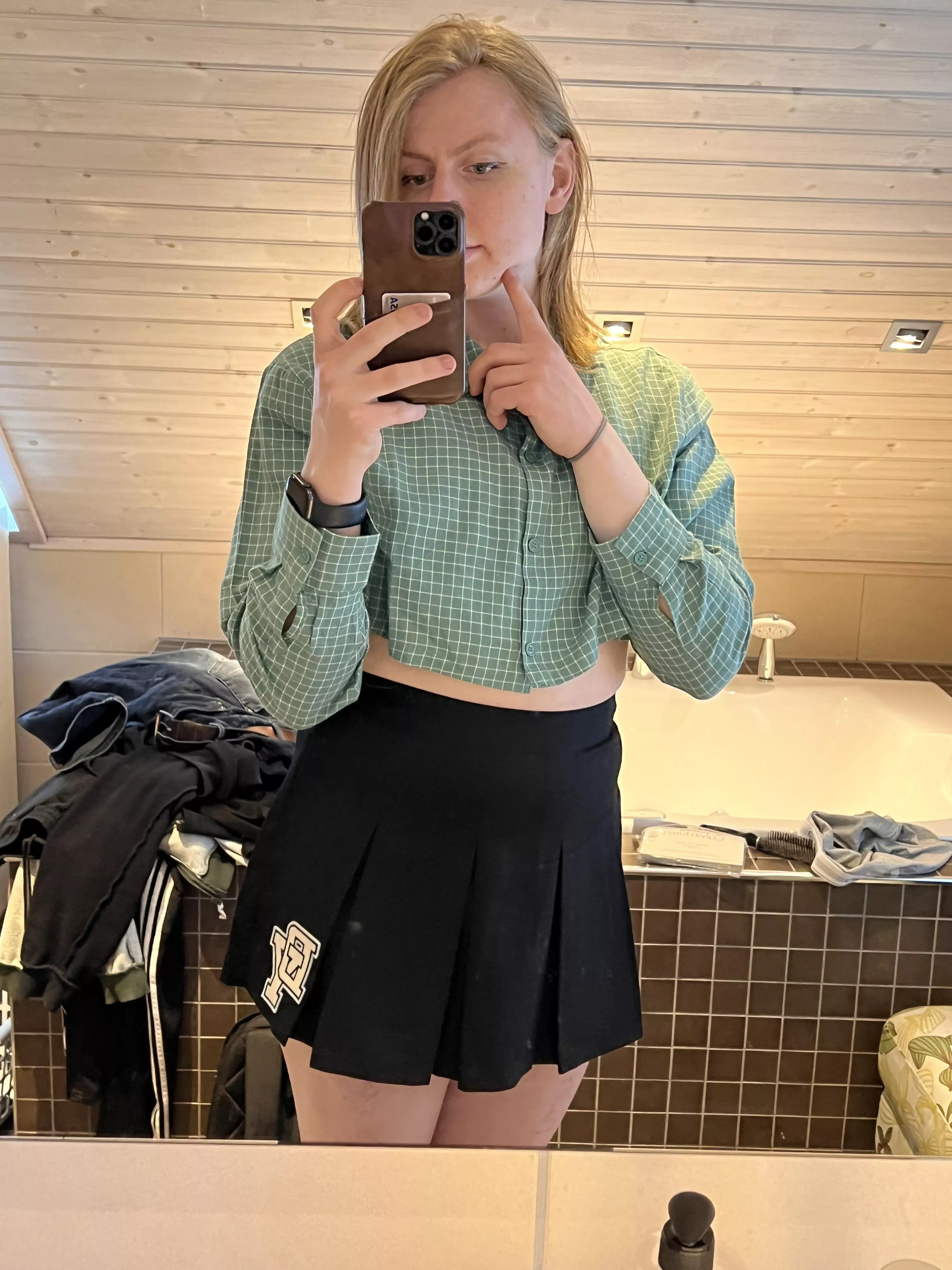 Is this skirt too short? posted by MeMePotatoBoy
