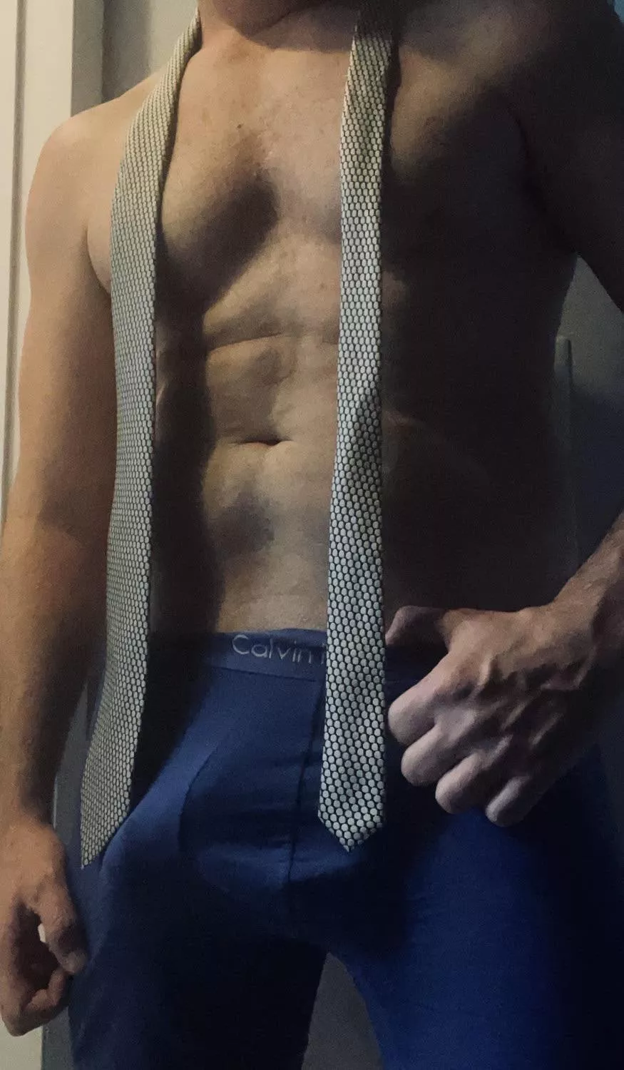 Isn’t it nice to get undressed after a long hard day at work? posted by howlinwolf4u2