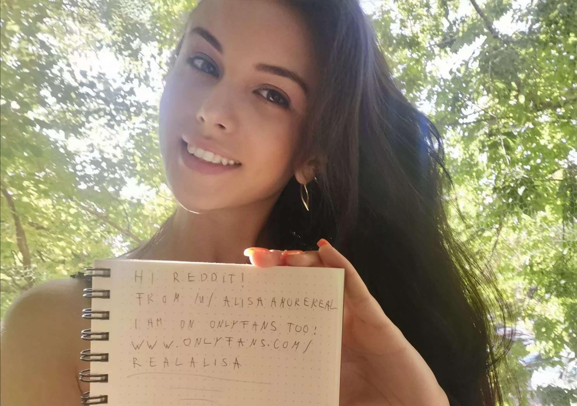 It is really me. :) posted by Alisaamorereal