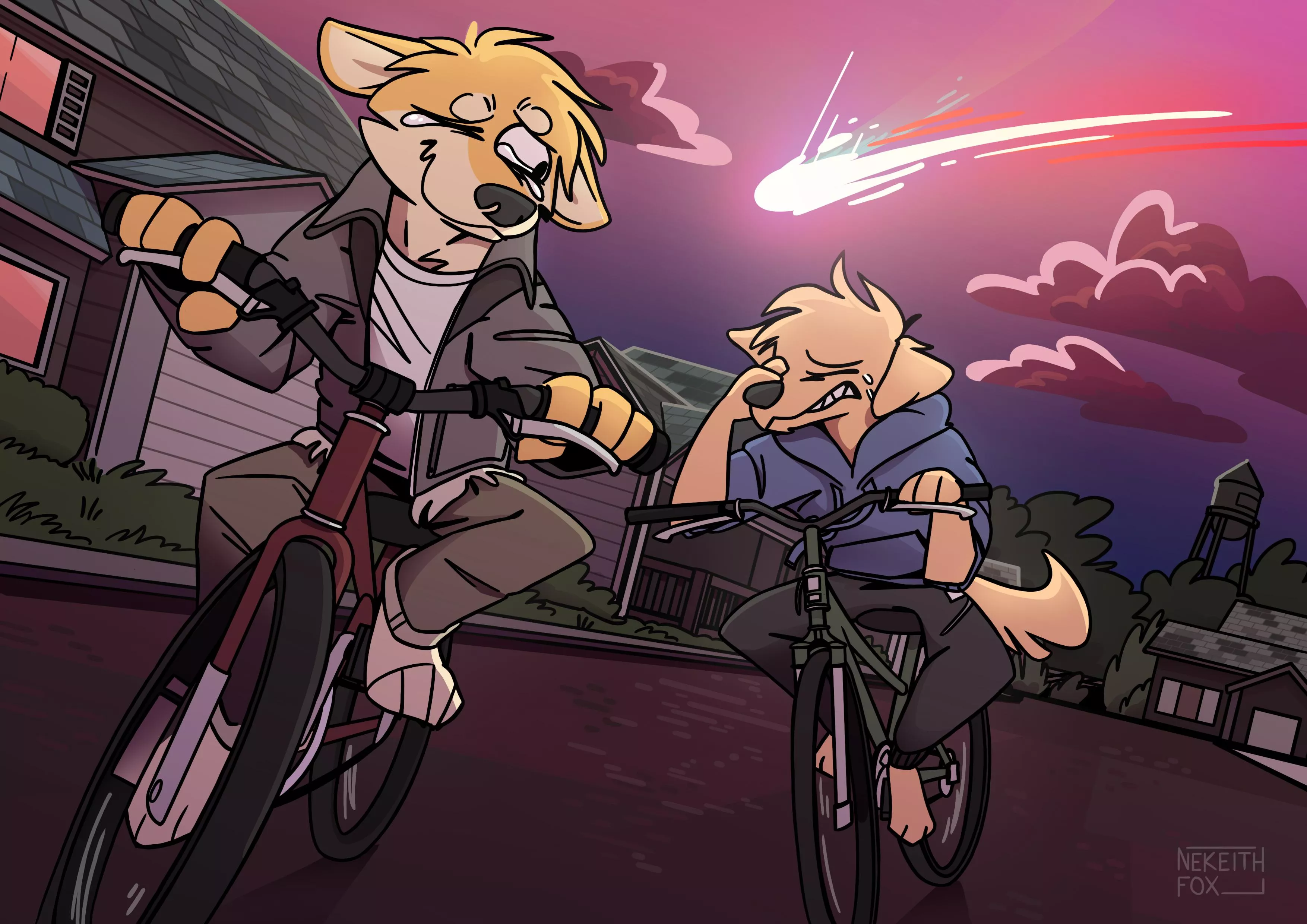 It is the end. But at least I get to be with you. (Art by me: @NekeithFox on twitter) posted by Nekeith