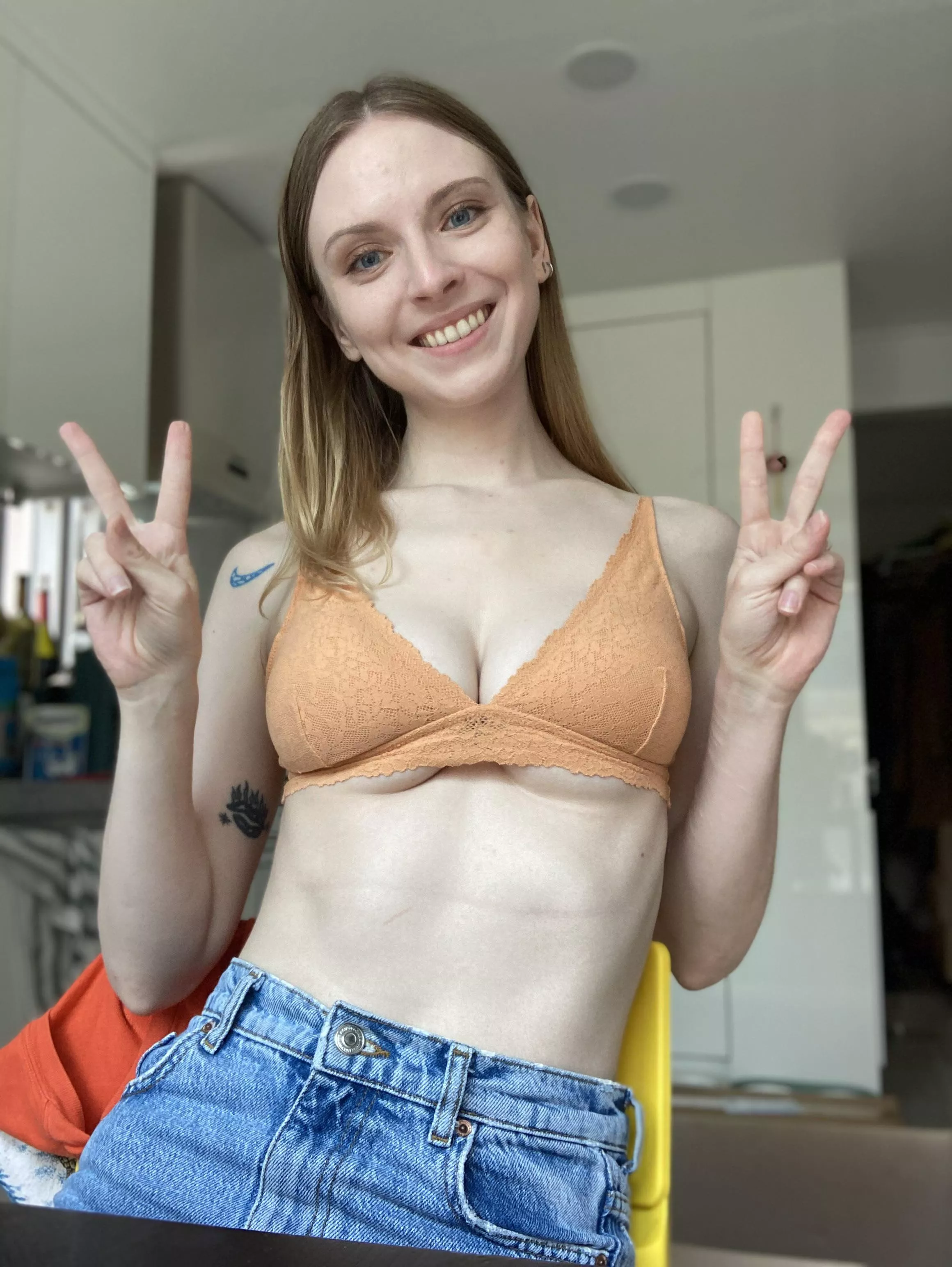 It just seemed like a chilling in a soft bra kinda day [f] posted by Pomme325_k