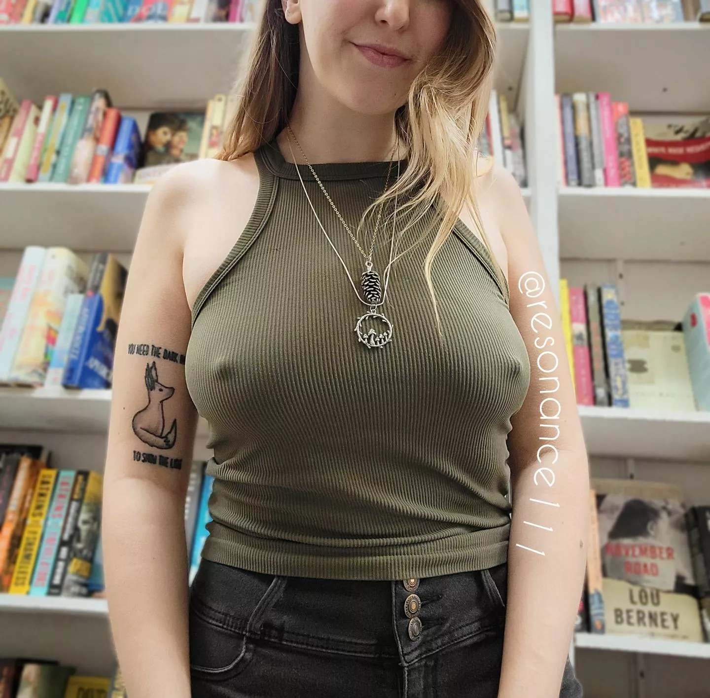 it was a little chilly at the bookstore today 🖤 posted by resonance111