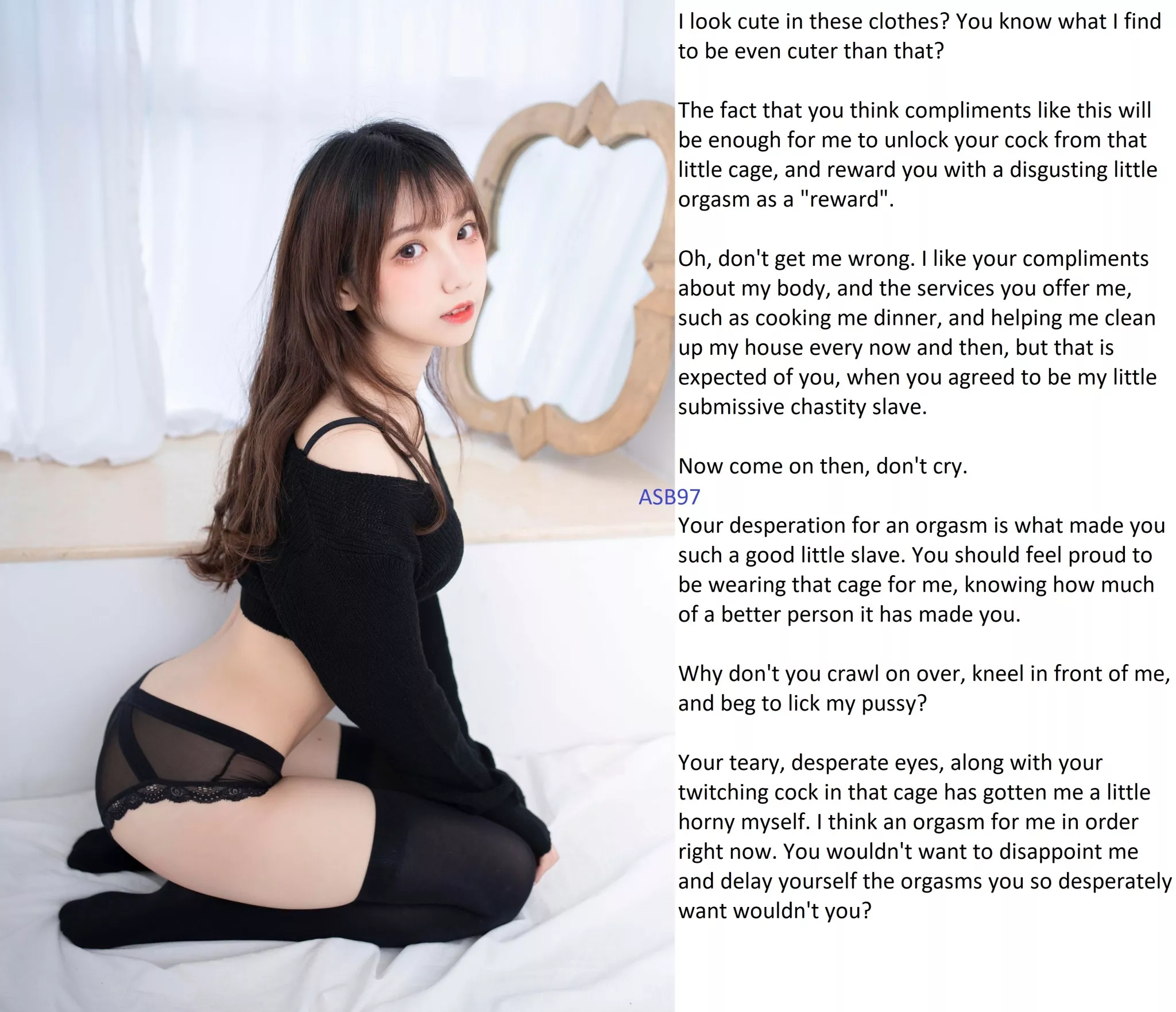 It was a nice attempt. but you're still staying locked posted by youngasianguy1