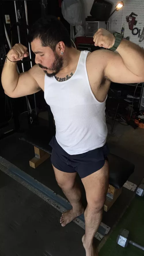 It was chest day. by slidesguy01