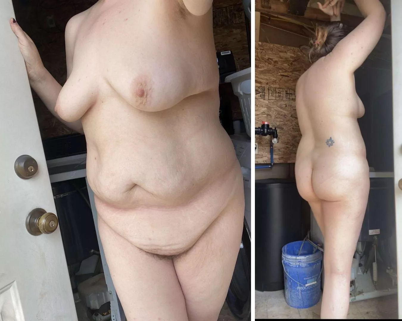 It was finally nice enough to stand in the doorway. Can’t wait for winter to end. I’m not ashamed of my body anymore, this body’s built for all weather 😂 posted by gimmegimmemor