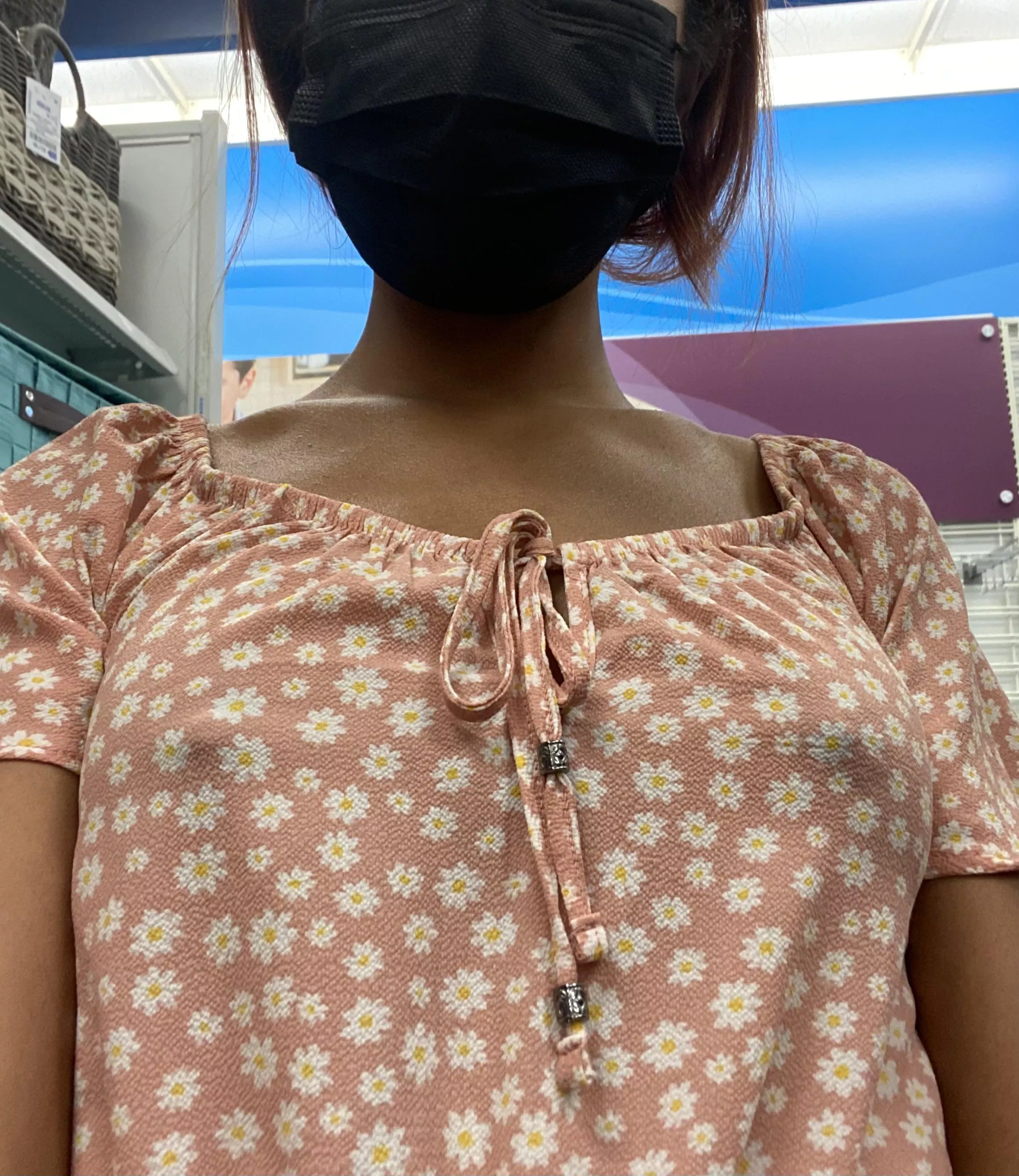 It was FREEZING in Homegoods today and i forgot my sweater… posted by caramelbare