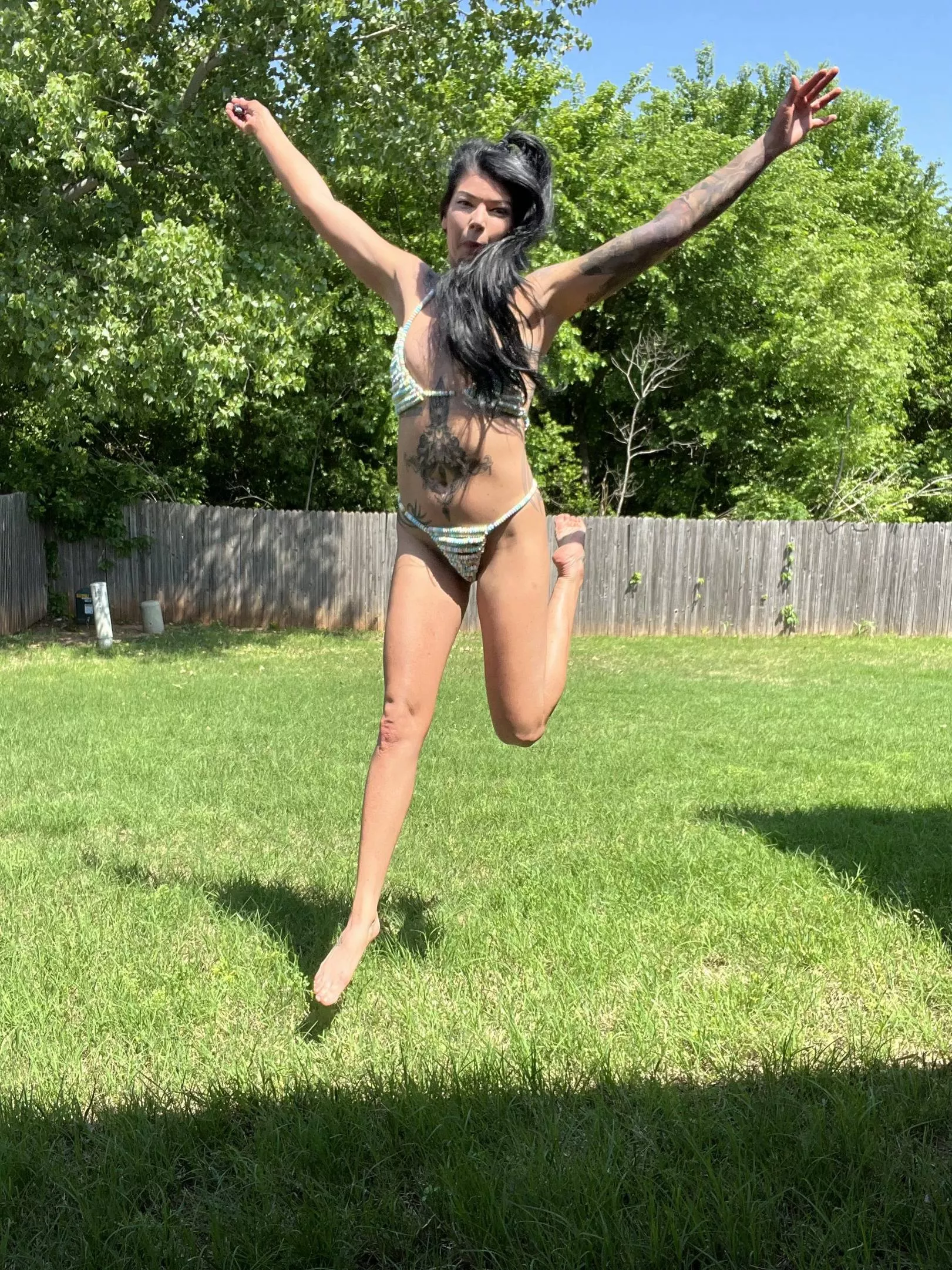 It was hard trying to take the photo mid air!! posted by Cealliagh