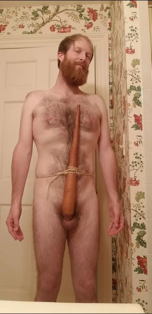 it was hot so i walked around the woods in my penis gourd. by ShirtlessGinger