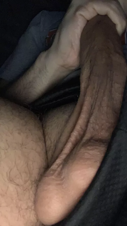 It was slipping out of my shorts so I had to stroke it. 🤷🏽‍♂️ by SeductiveStroker