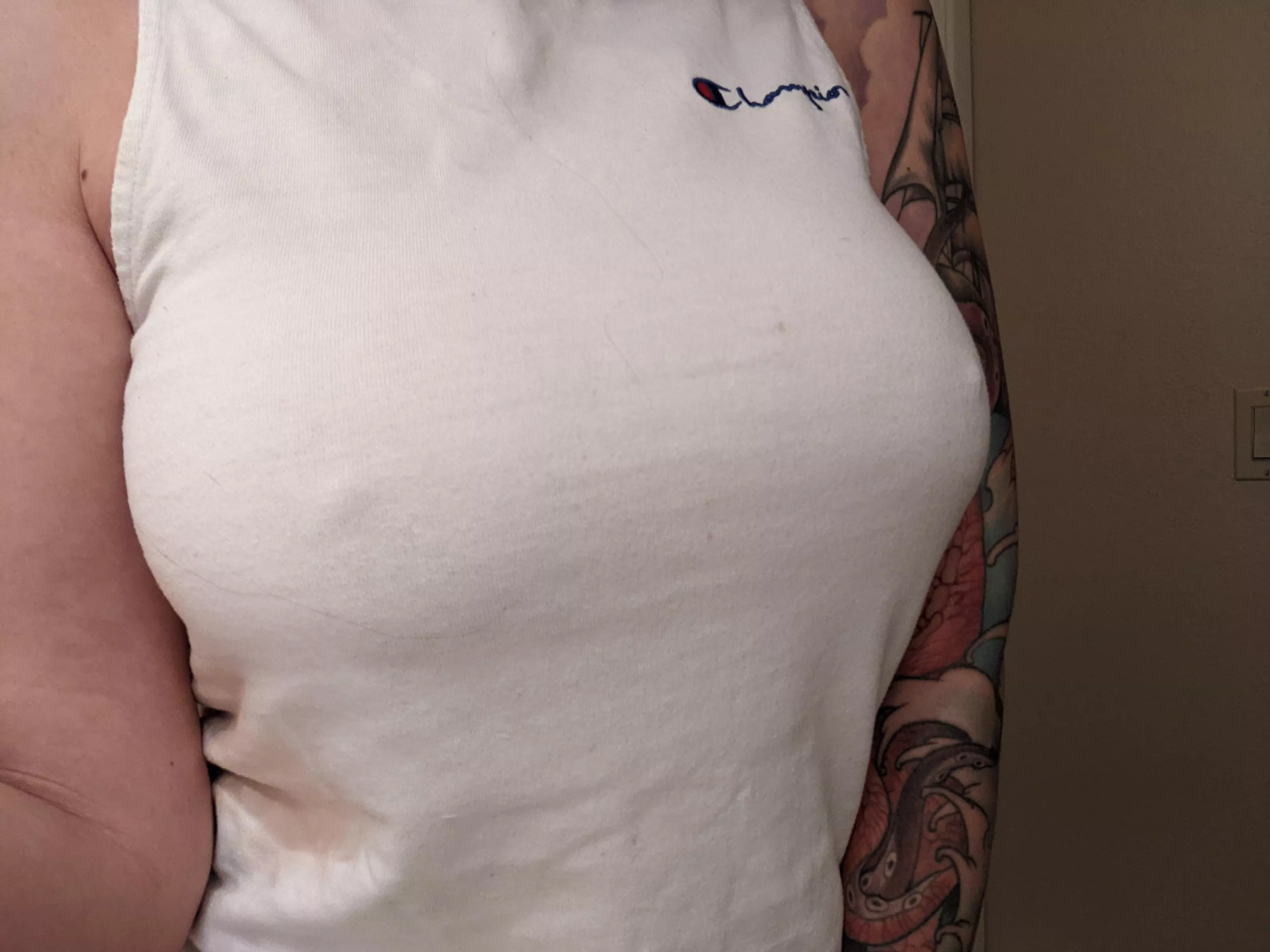It was so hot yesterday but my nips were hard all day posted by racymacy1
