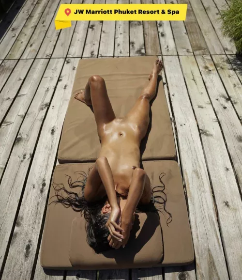 It was so sunny today, I had to fully tan on the balcony. Hope the other tourists didn’t see me too much (F) by GeektrooperEU