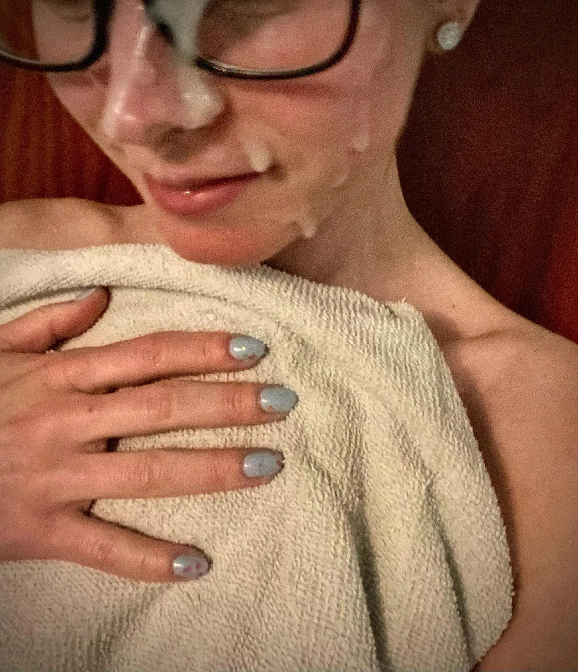 It was such a good load, I just had to share another pic (pre-drip) 💦🤓 (f) OC posted by ctsharing