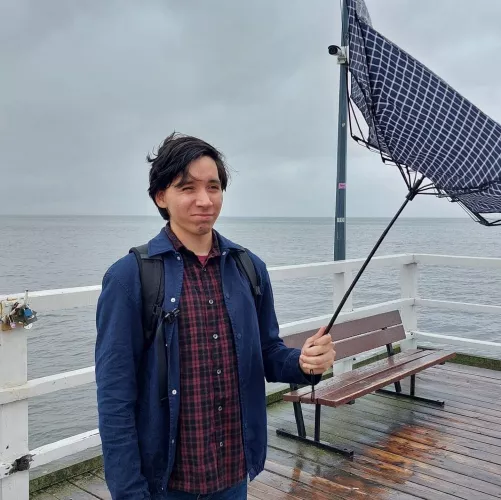 It was windy! by Adcaelum01