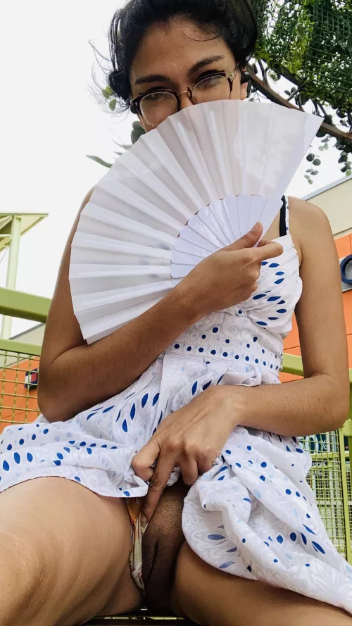 It’s a little hot out here by allynona