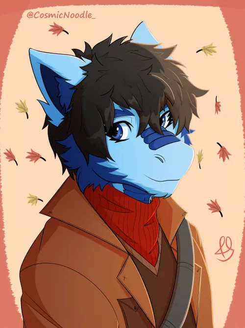 It's Autumn here (Art by me @CosmicNoodle_ on twitter) by 16rafa