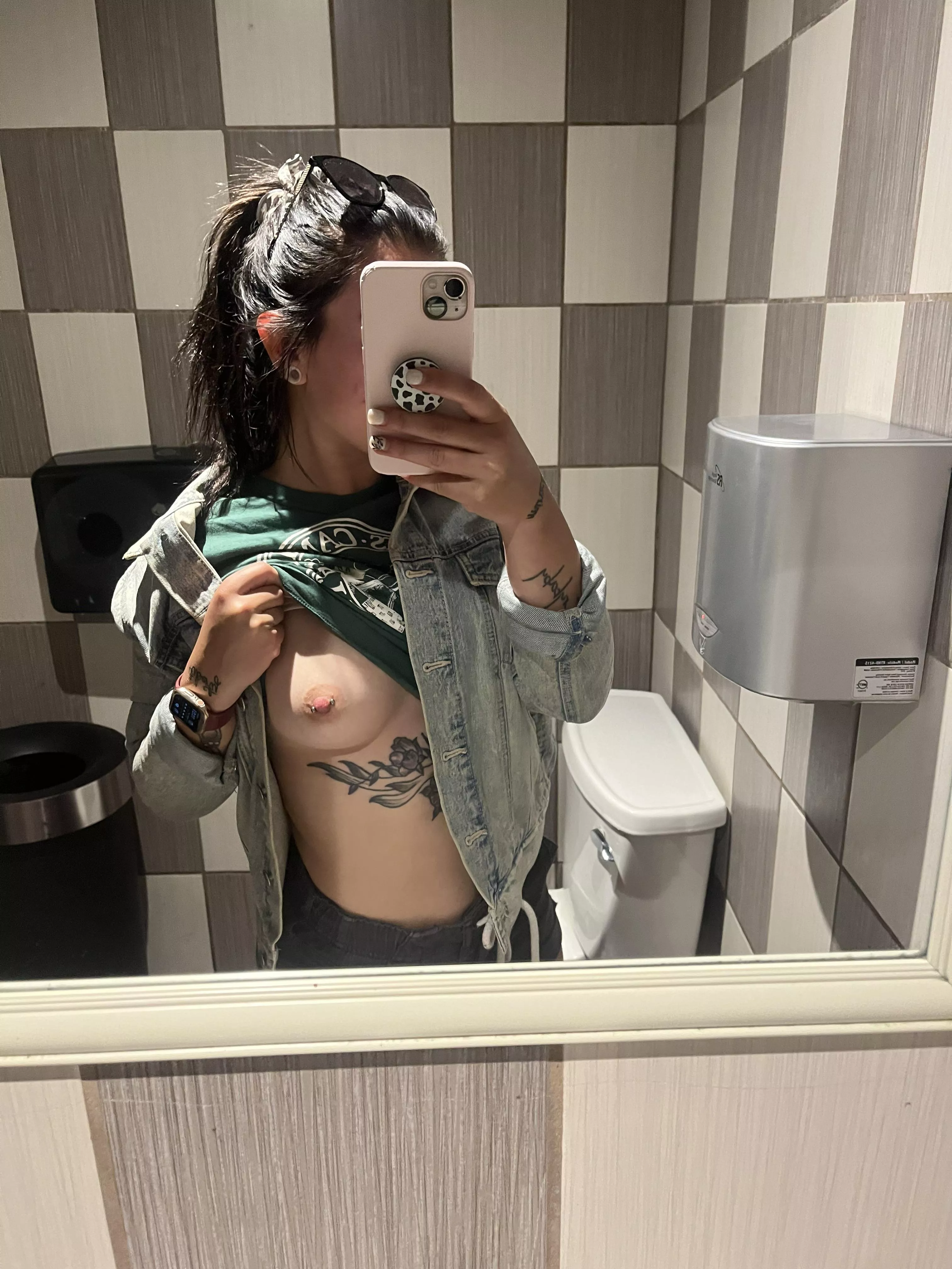 It’s become standard procedure to flash at every public washroom I go to now posted by prxncess-emma