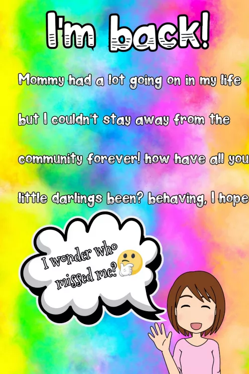 💕💗 it's been a while 💗💕 - littles, don't be shy 🥰 by Soft_Bullfrog