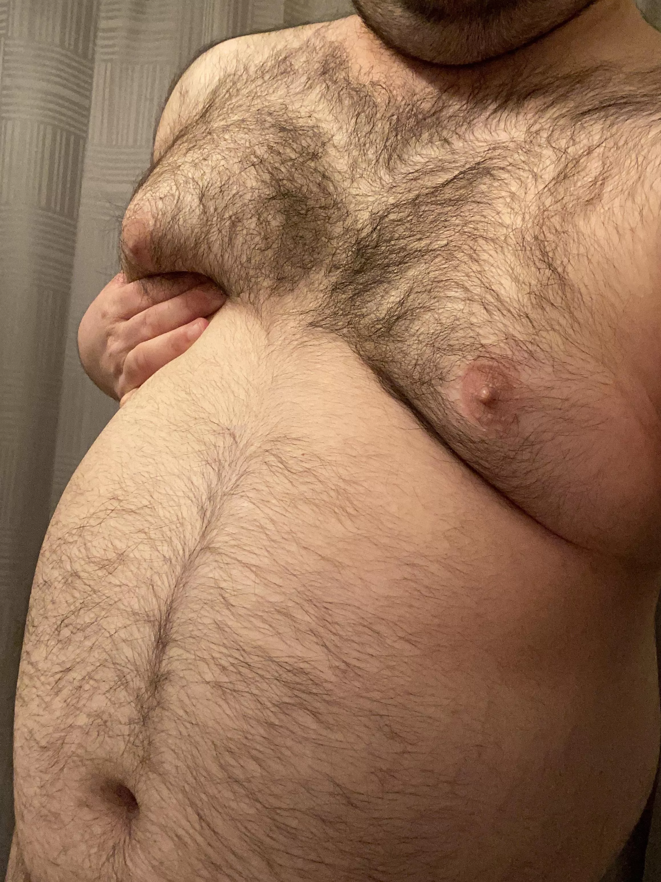 It’s hard to get all of this belly in a pic 😂 posted by TheLazyHermit11