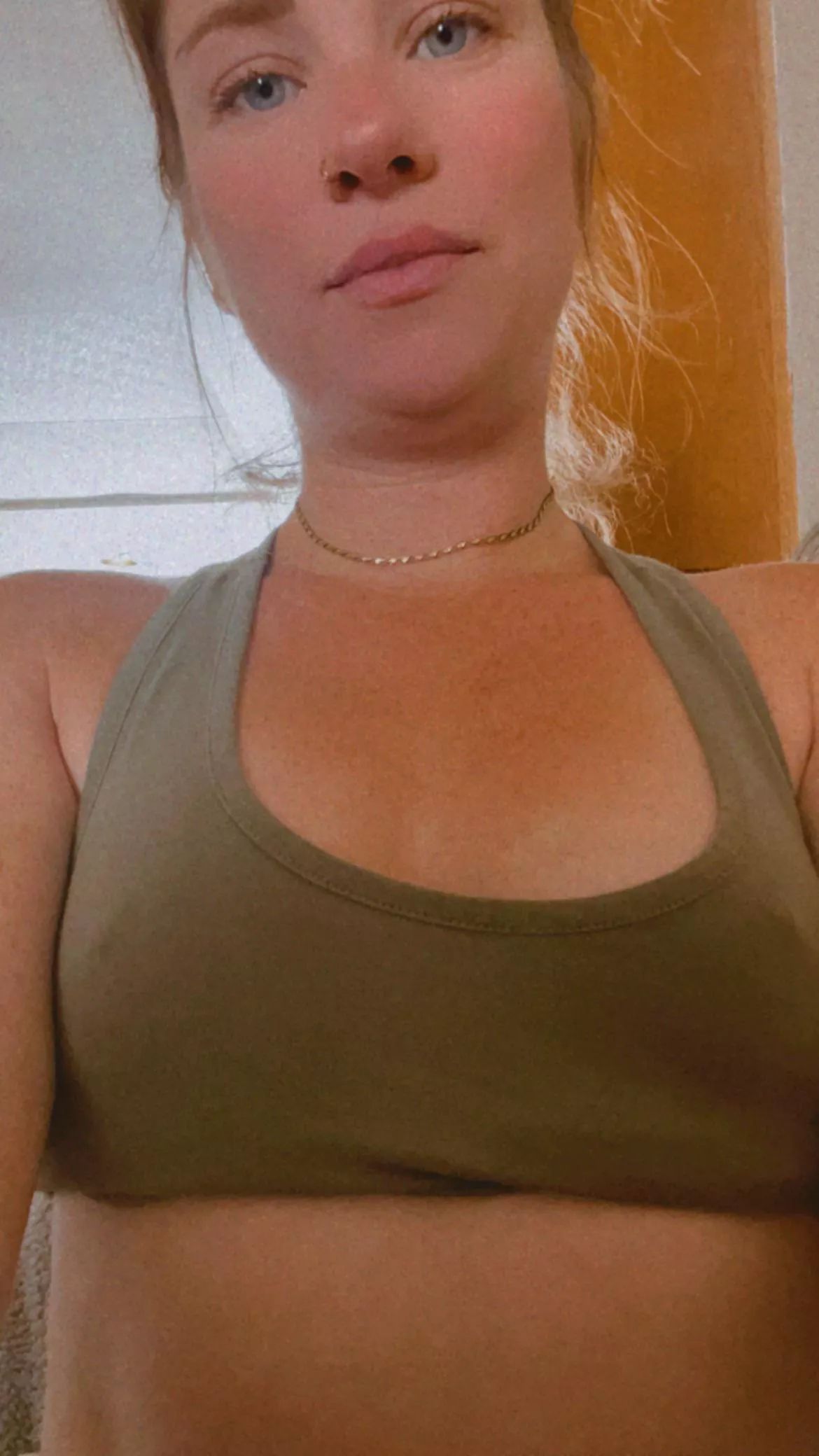 Its hot in the kitchen..How cute is my crop top ? posted by Bottombitty