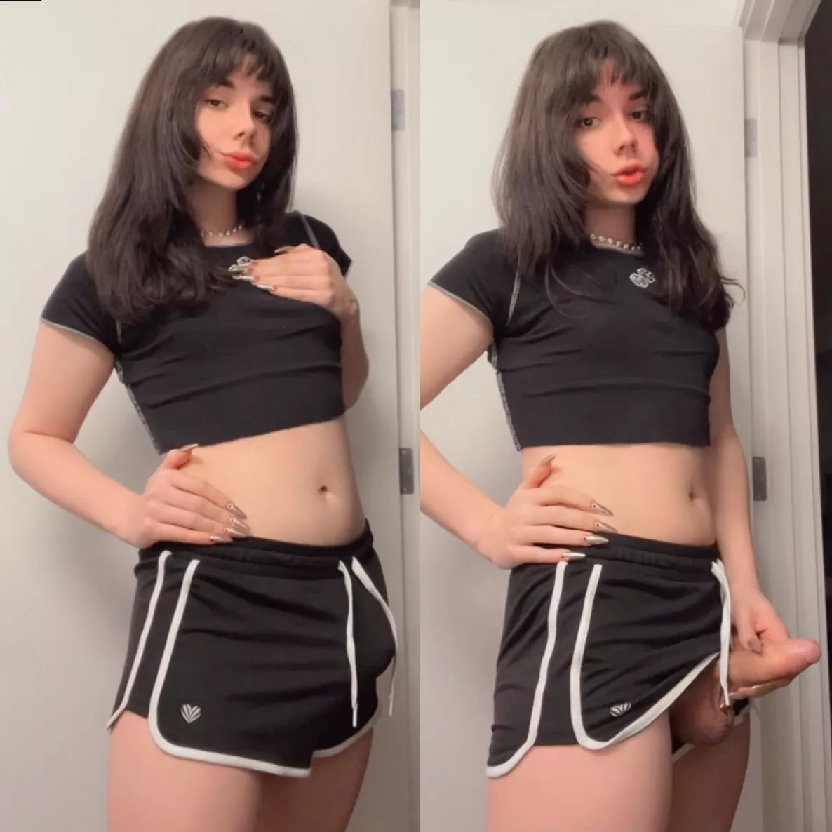 It’s impossible to hide 🥴 posted by NaughtyTgirls