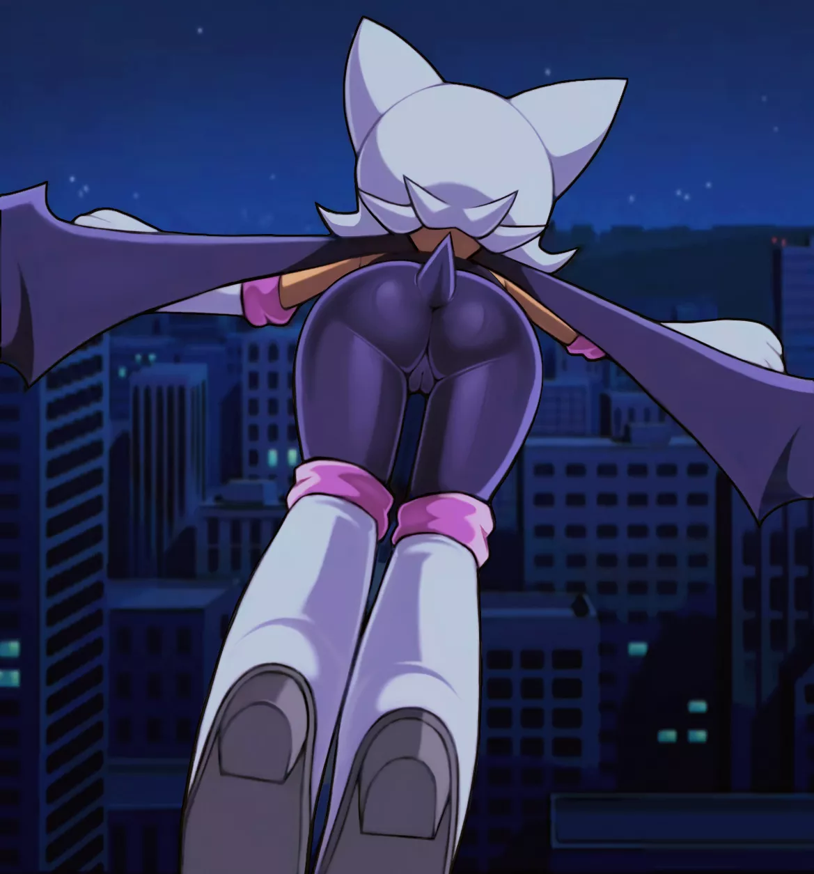 It's nice flying behind Rouge (Loodncroos) posted by myfriendscantknow