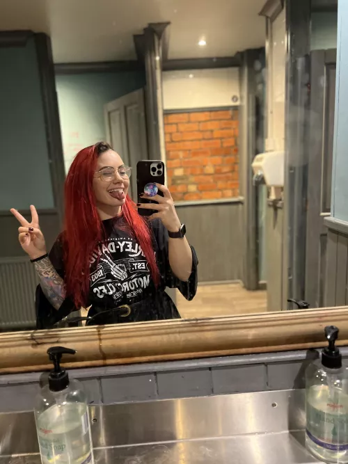 It’s not a nude but I went out last night and thought I looked cute ☺️ by power_midget