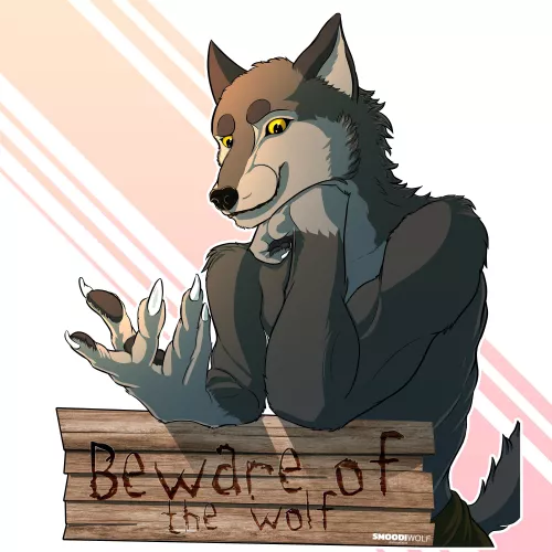 It's Werewolf Wednesday 🐺🌕 by @smoodiwolf on Twitter by smoodifox
