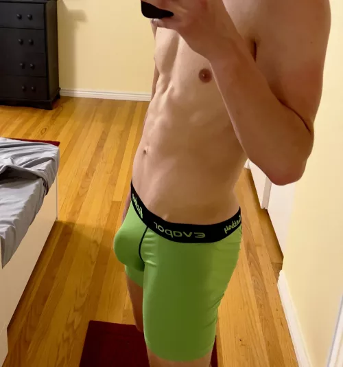 I’ve been known to run in only compression shorts 😳 by Leanrunner17