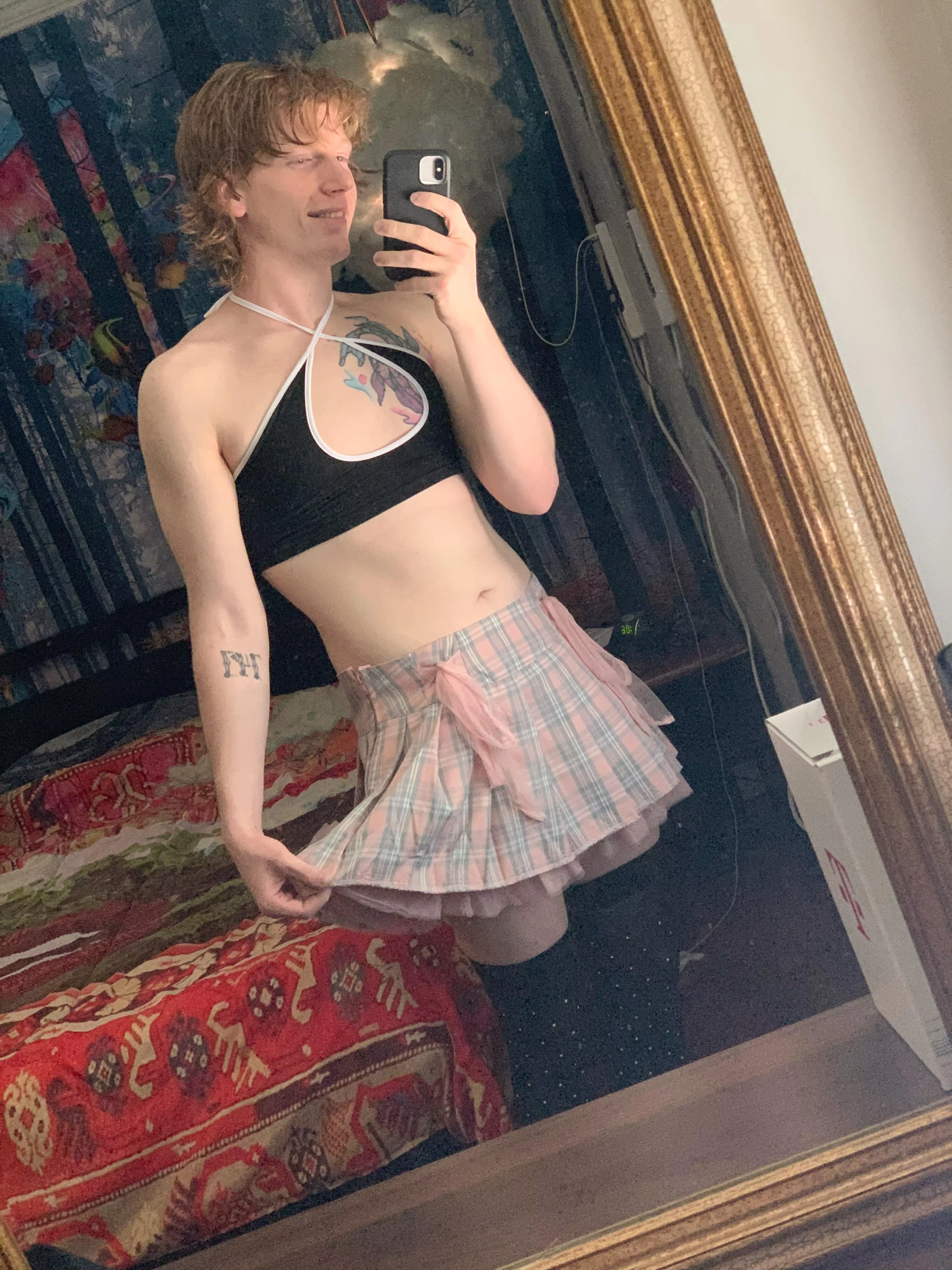I've been secretly crossdressing since 13yo, at 23 I think I'm finally ready to come out as trans 🖤 this is my first time ever showing the world ✨ posted by JupiterHorizons