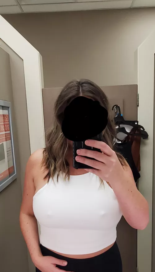 I've decided I'm no longer going to worry about hiding my hard nipples. I'm always horny, deal with it lol. by freebirdie100