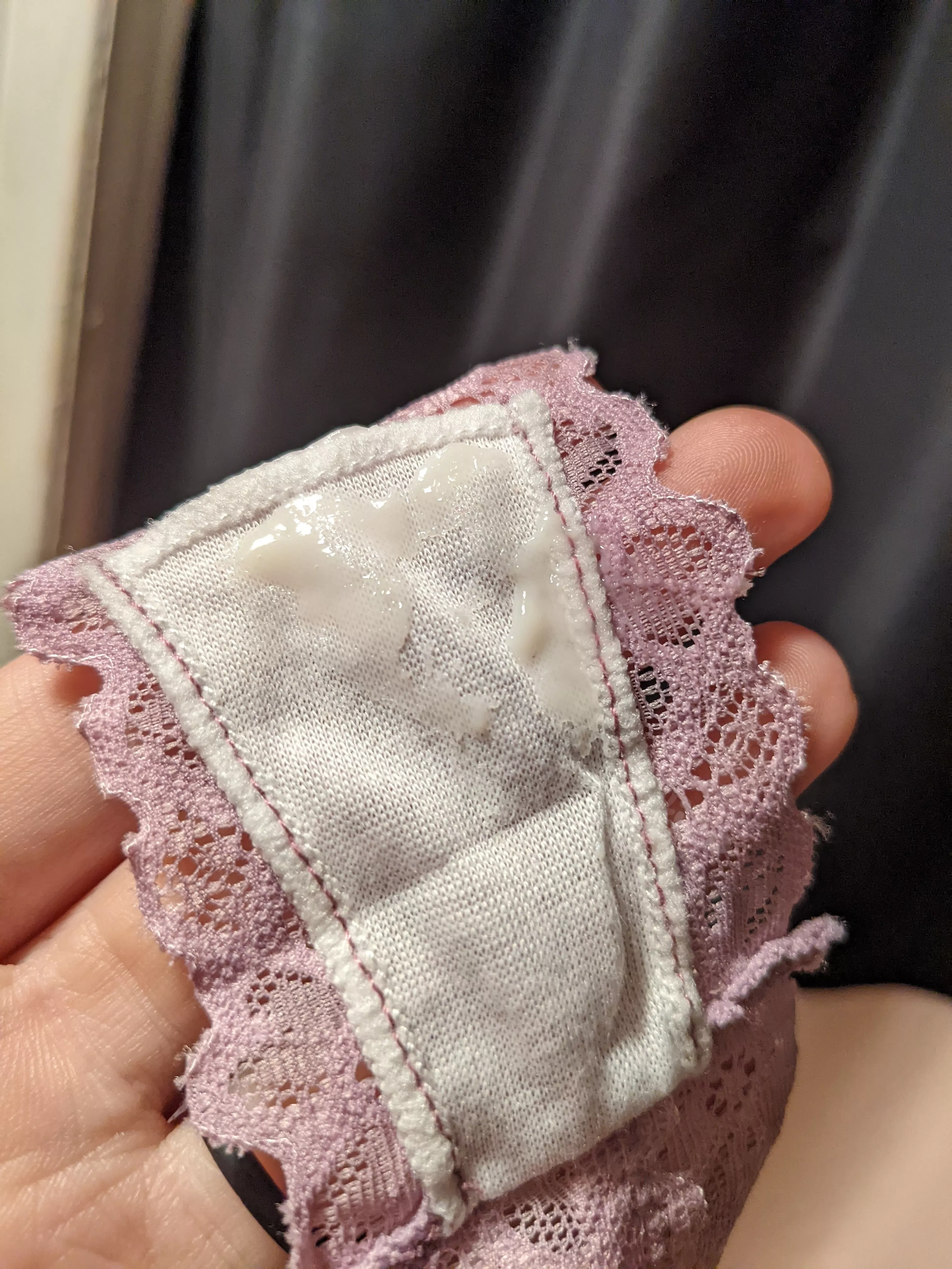 I've only been wearing these for about 2 hours. Ovulation week is WET 💦 [f] posted by Magnificent_Panties