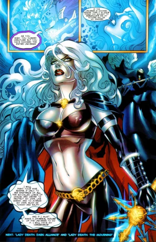 Ivory Lady Death [Lady Death: Goddess Returns #2] by lordhater1