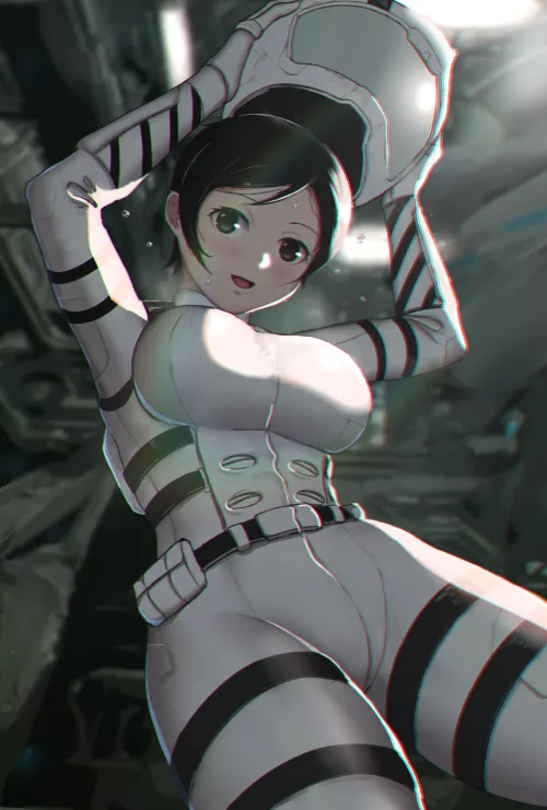 Izana Shinatose Getting A Better Look (Takefu Jiin) [Knights of Sidonia ] by sequence_string