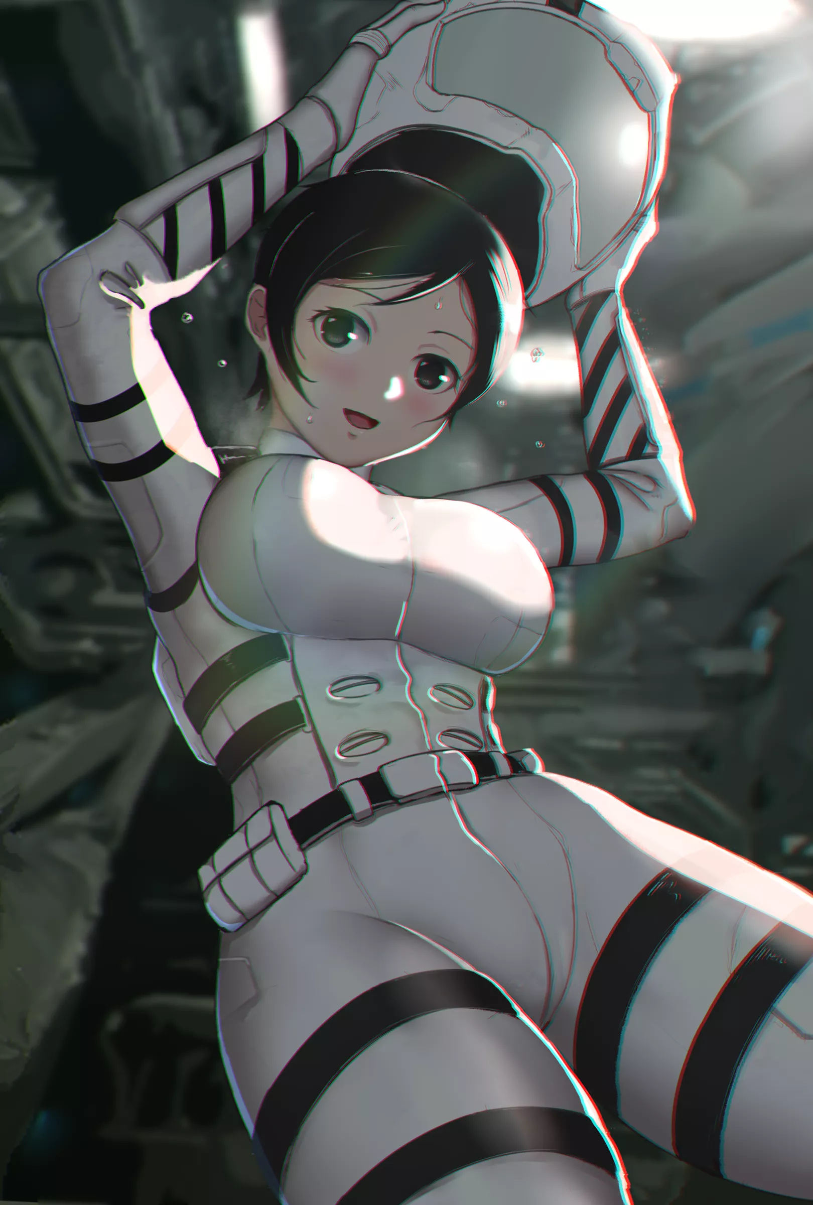 Izana Shinatose Getting A Better Look (Takefu Jiin) [Knights of Sidonia ] posted by sequence_string