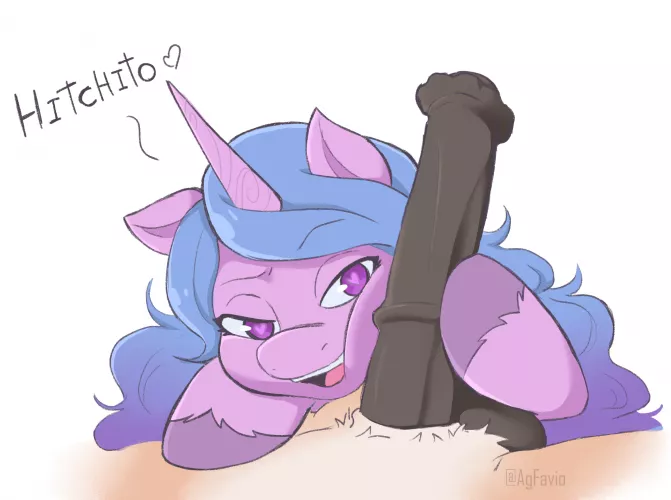 Izzy with Hitch right where she wants him (FavioAG/agfavio) by Vauria