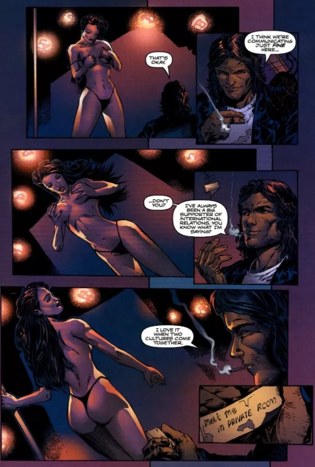 Jackie At The Strip Club [The Darkness (2002) #11] posted by lordhater1