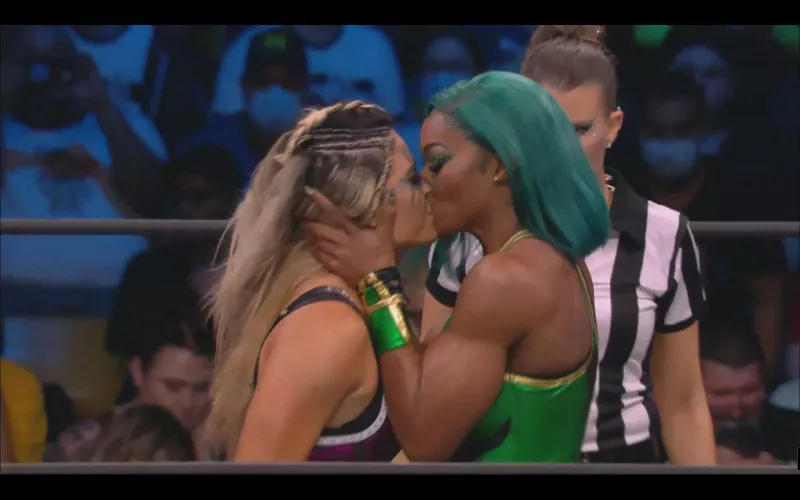 Jade Cargill and Tay Conti by CMPU20