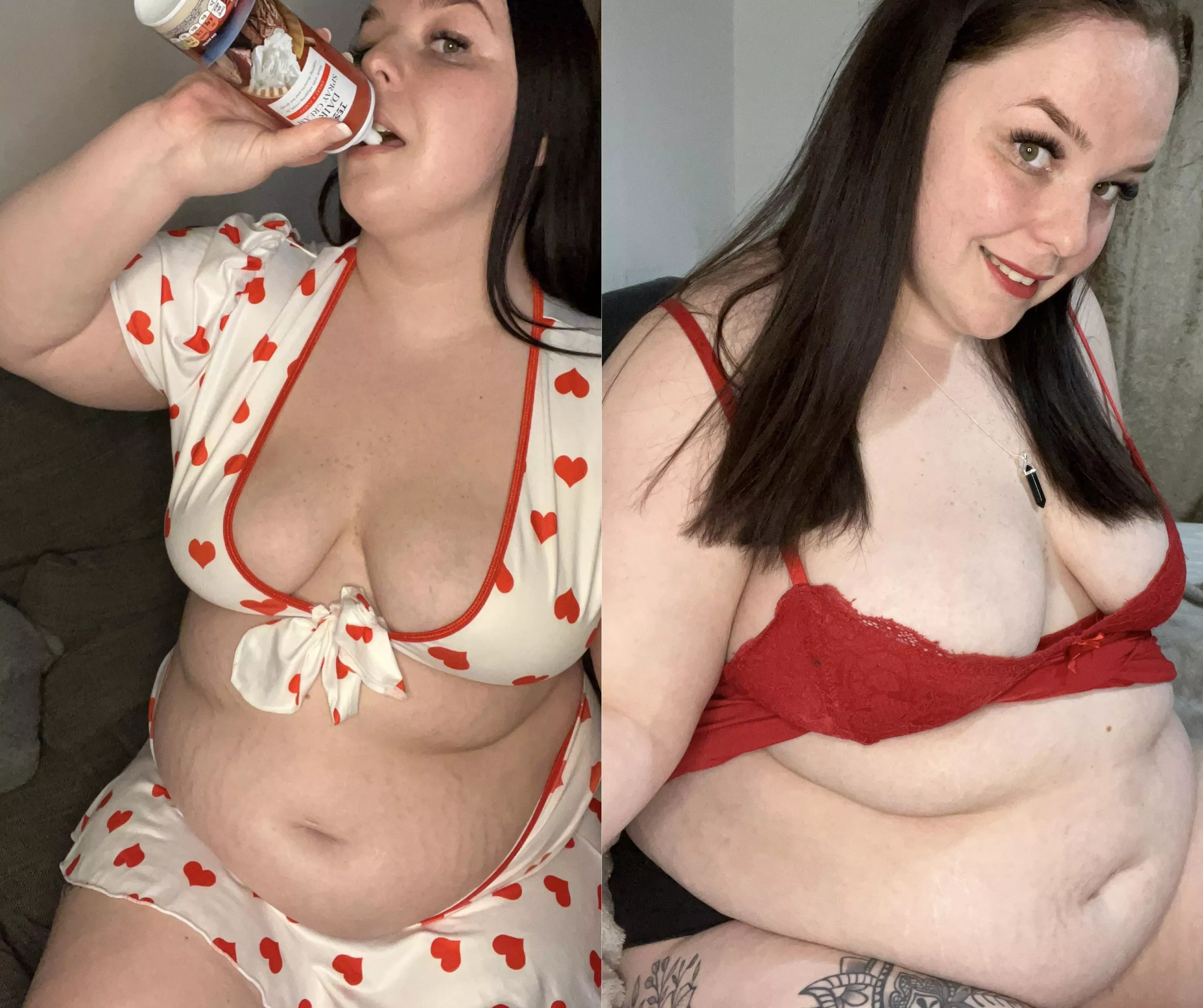 January to now…hmm🤭🐷 posted by curvykate96x