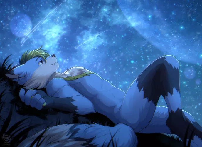 Jazzy💙 (art done by me) commission for jazzy the blue boyo!💙 by OCDiamondDazzel