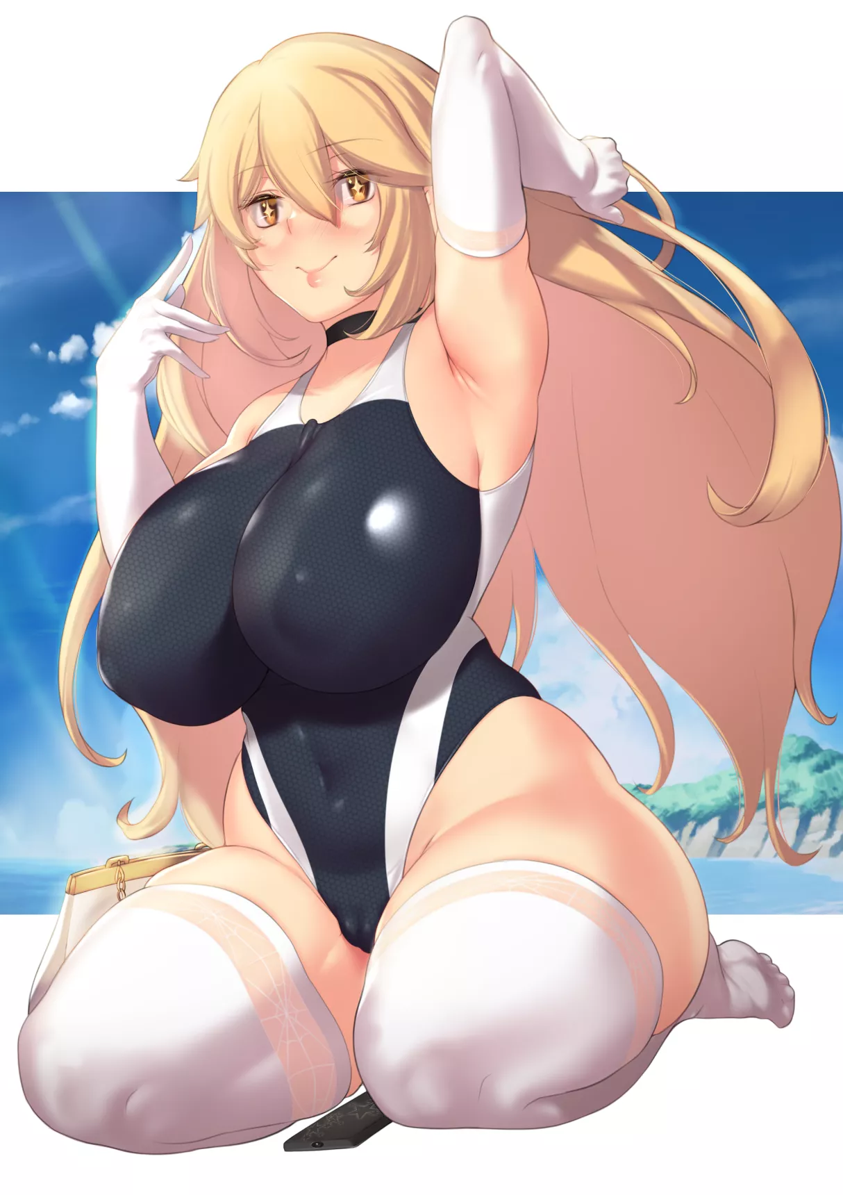 Jeanne Lewd Body Swimsuit (Aster Crowley) [Fate] posted by sequence_string