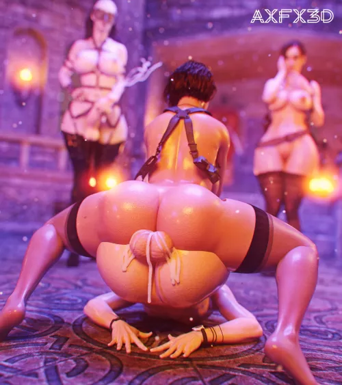 Jill & Ada (axfx3d) [Resident Evil] by Mxfyn