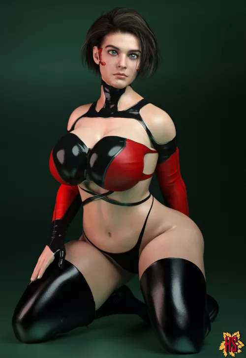 Jill (Hagiwara Studio) [Resident Evil] by Kuro-Oji