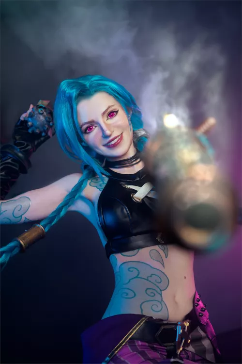 Jinx from Arcane by Peachmilky [SELF] by peachmilkycosplay