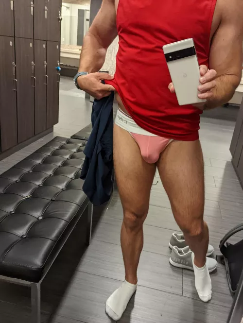 Jock changing in the locker room by Potential-Sandwich99