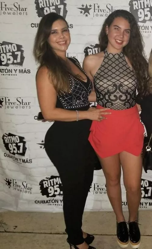 Juicy Cuban mami (left) with her princess by -SirSpankalot-