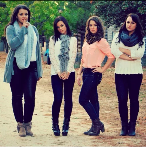 Julia, Nadiya, Angela and Diana. Whose holes do you want? by Gasdrawls96